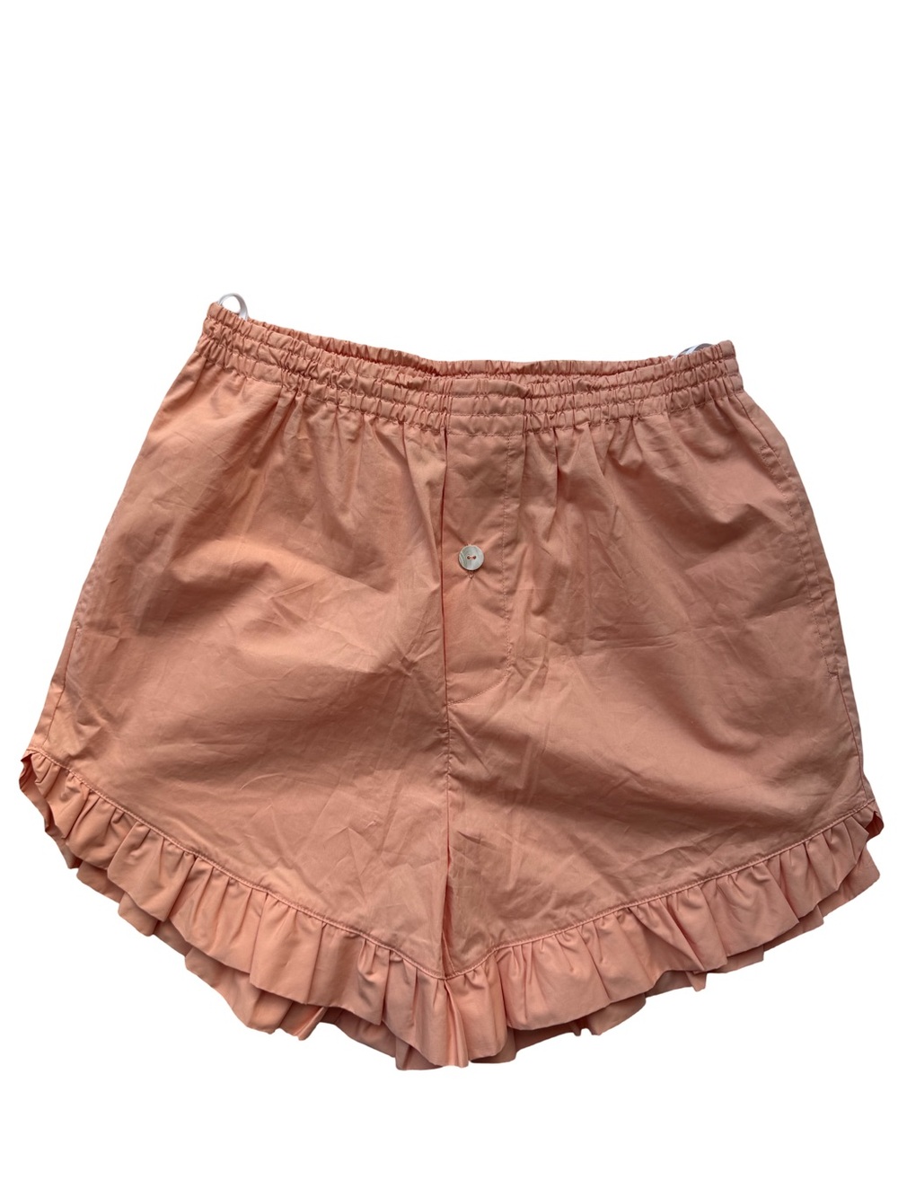Bohelle NWT Ruffle-Hem Women's Shorts in Peach